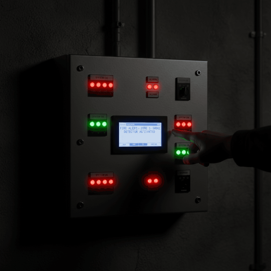 Fire alarm control panel integration
